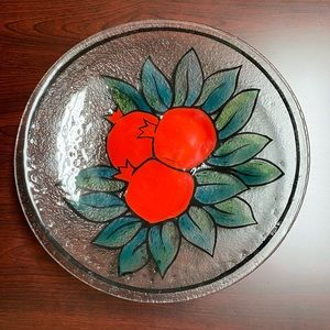 Signed Decorative 12.5”D Bowl